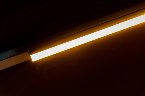 Lucide Premium LINIAL GLYXX Railspot - 1-fase Railsysteem/ Smart Railverlichting - Smart - 48V Track - 1xLED - Champagne - sfeer 3